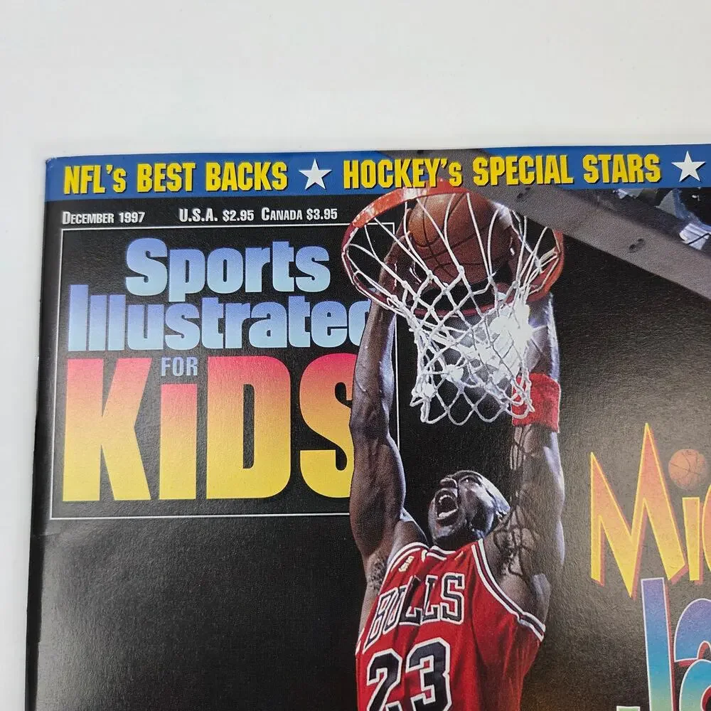 Sports Illustrated For Kids Dec 1997 Michael Jordan Jams! Complete Stickers